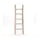 houten decoratie ladder teak 150cm hoog 